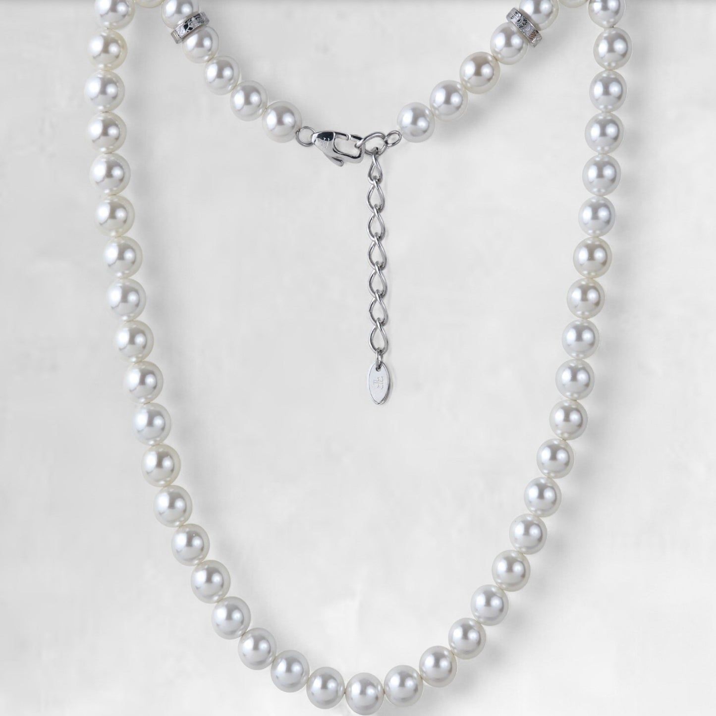 Men's 8mm pearl necklace