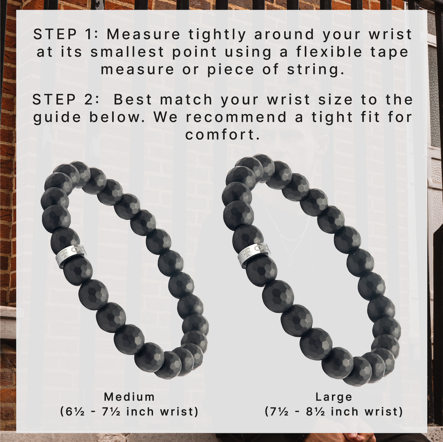 Pindar bead bracelet size guide