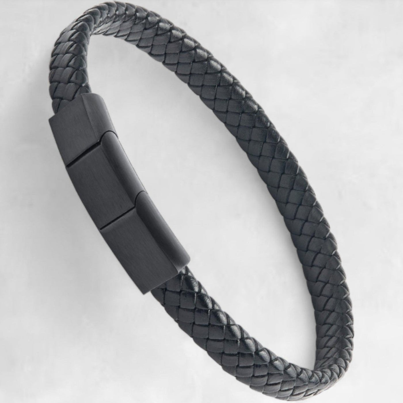 Men's Adjustable Leather Bracelet 