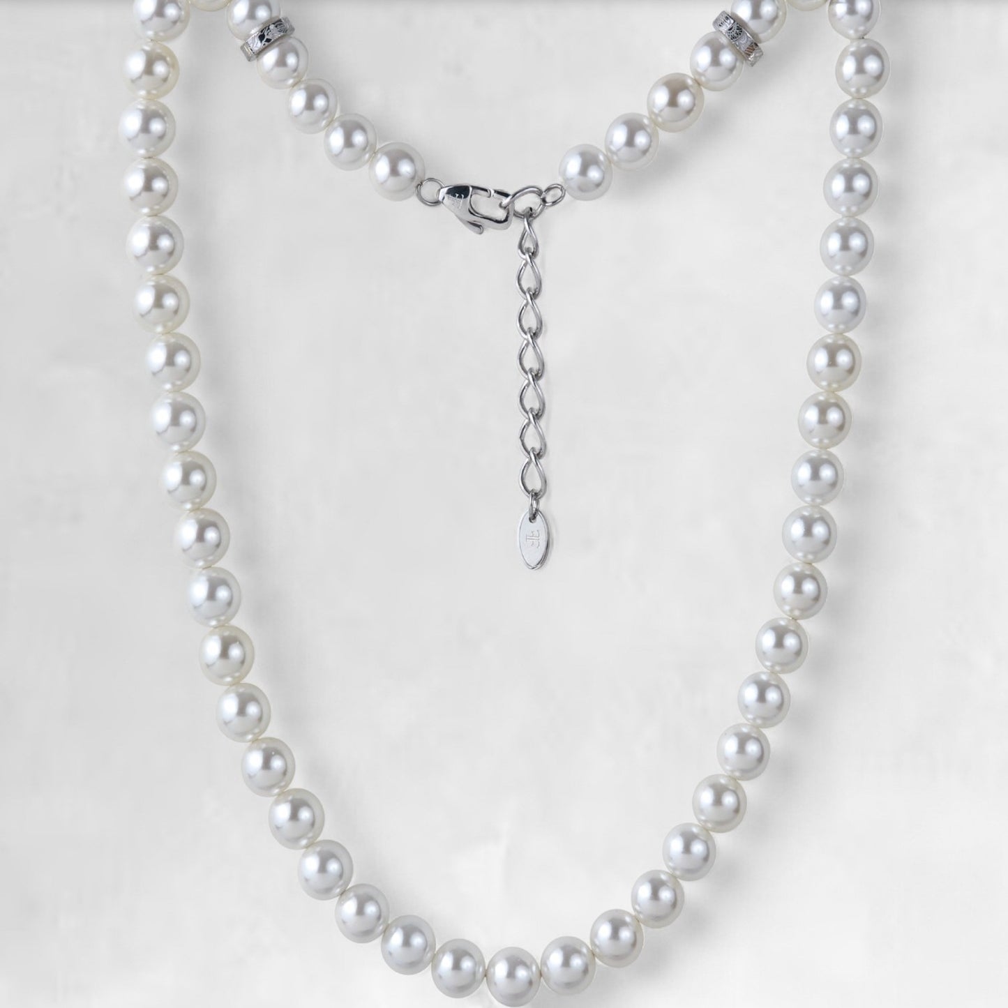 Men's 8mm pearl necklace 