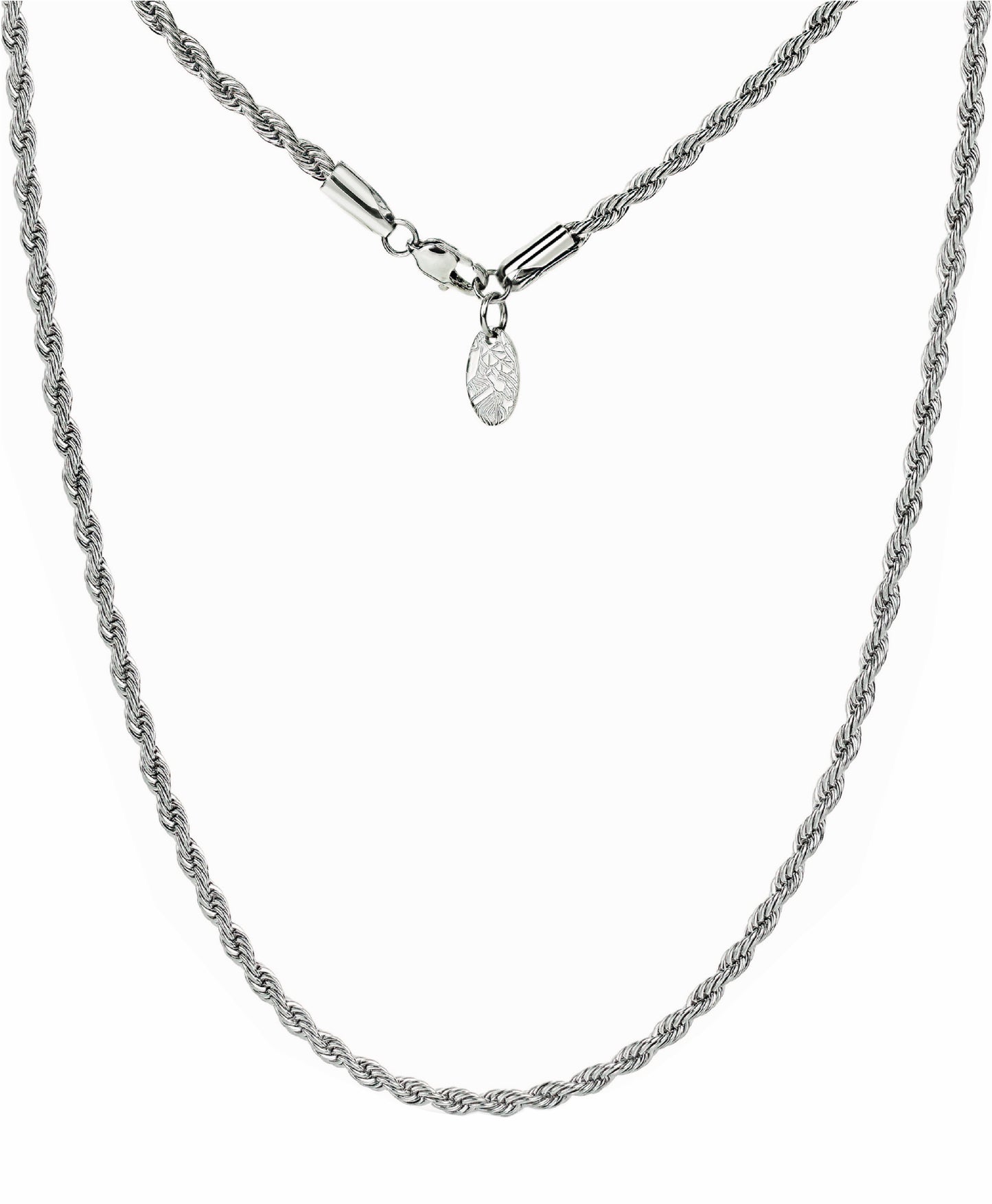 Silver Compass Pendant and Layering Chain Collection