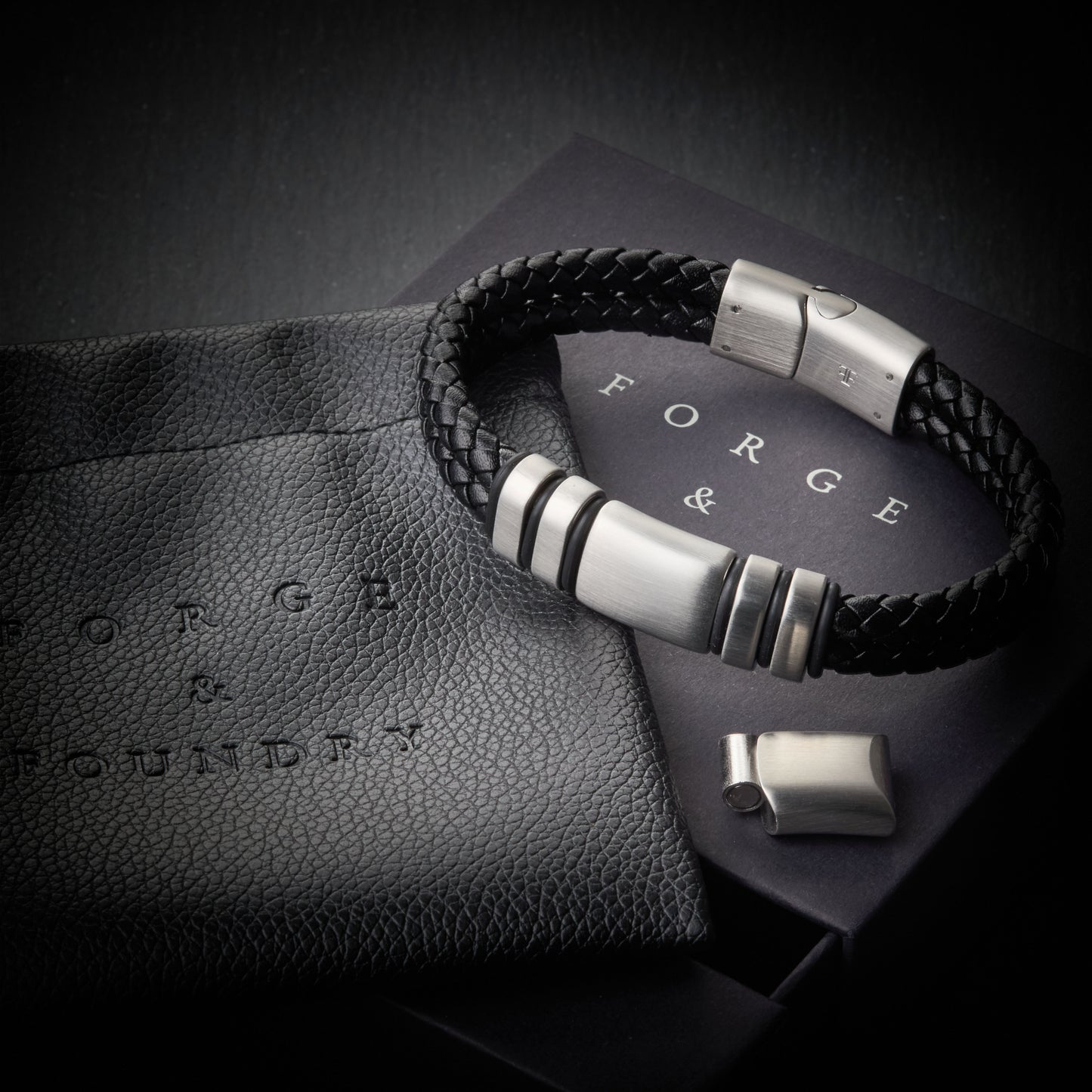 NAVARRO [DOUBLE LEATHER - SILVER]