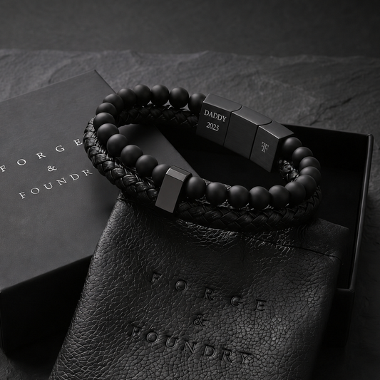 PERSONALIZED VALEN [LEATHER & BEAD]