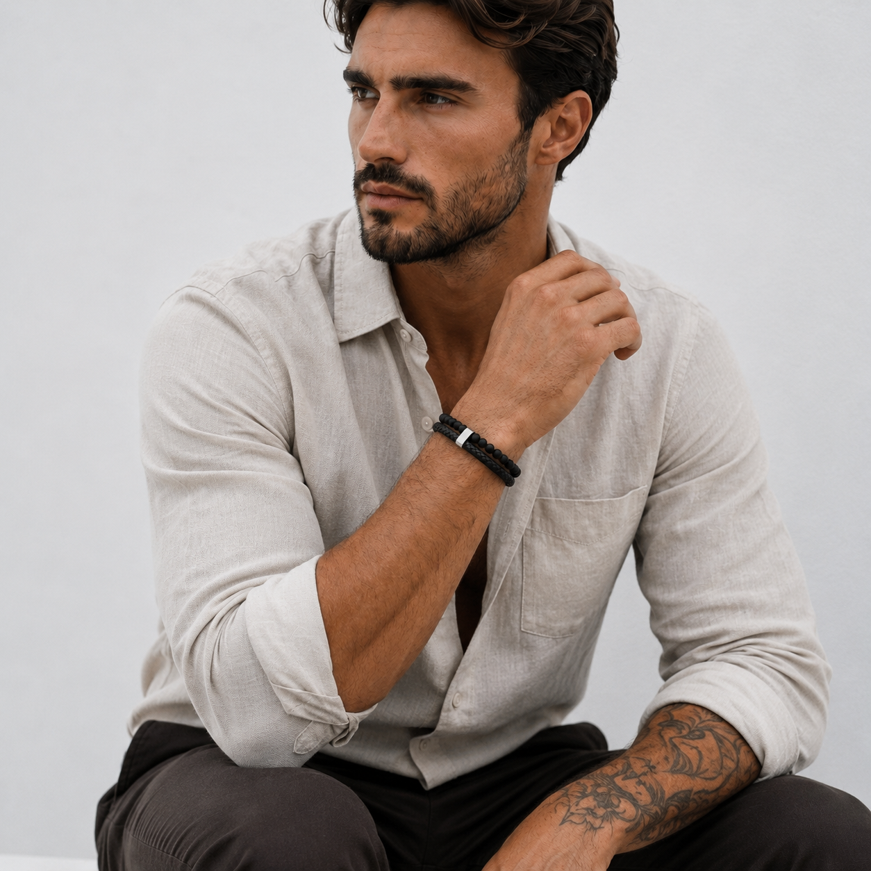 VALEN [LEATHER & BEAD]