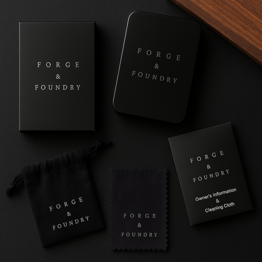 HANOVER [TWISTED LEATHER - BLACK - PERSONALIZED]