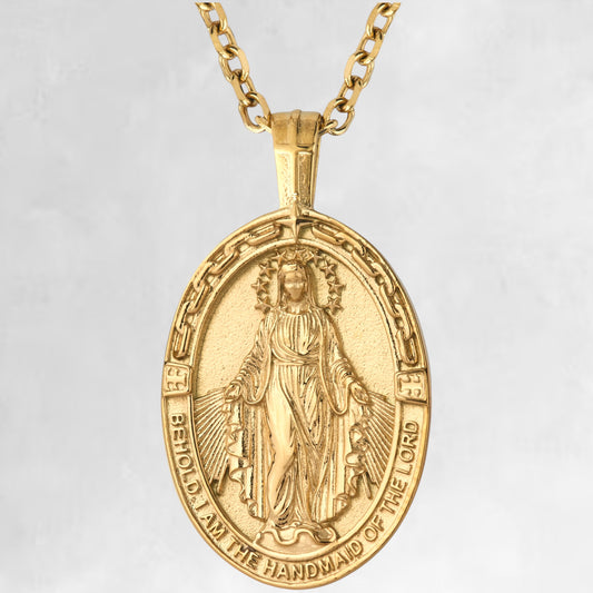 CELESTINE [ST MARY - OVAL GOLD]