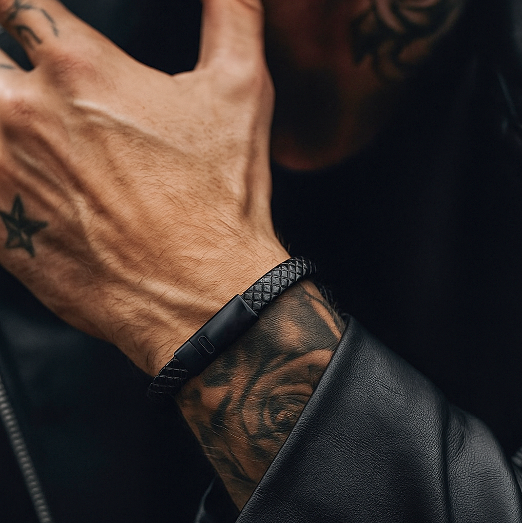 HANOVER [TWISTED LEATHER - BLACK]