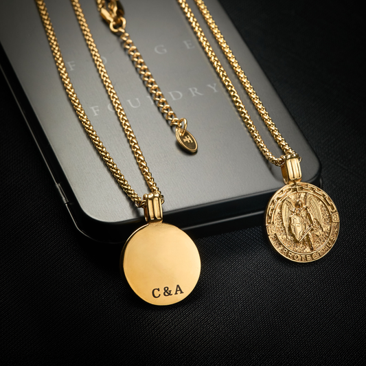 GUARDIAN [ST MICHAEL - GOLD - PERSONALIZED]