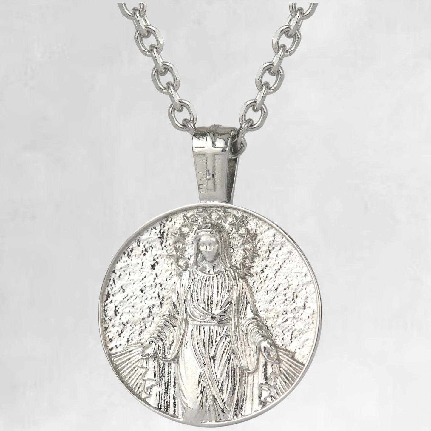 CELESTINE [ ST MARY - ROUND SILVER]