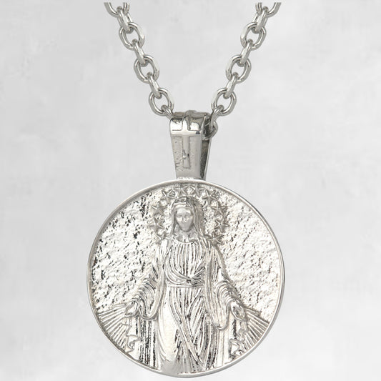 CELESTINE [ ST MARY - ROUND SILVER]