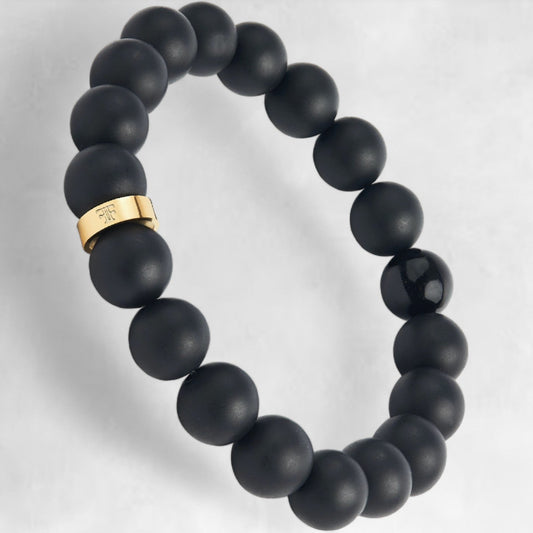 ANDALUS [10MM ONYX BEAD - GOLD] - Forge & FoundryBeadForge & Foundry