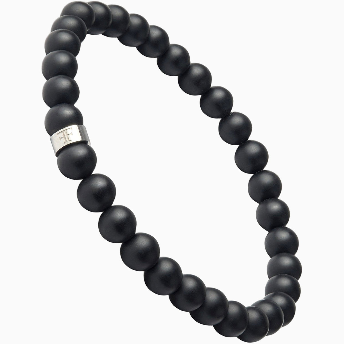 ANDALUS [6MM ONYX BEAD - SILVER] - Forge & FoundryBeadForge & Foundry