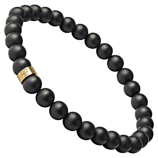 ANDALUS 6MM ONYX BRACELET - Forge & FoundryBeadForge & Foundry