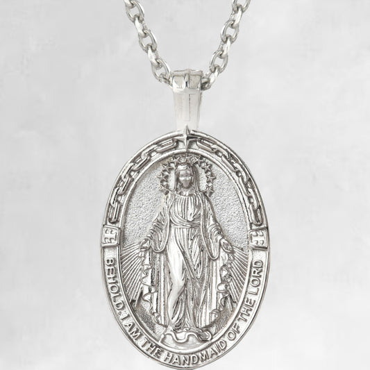 CELESTINE (OVAL - SILVER) - Forge & FoundryPendantForge & Foundry