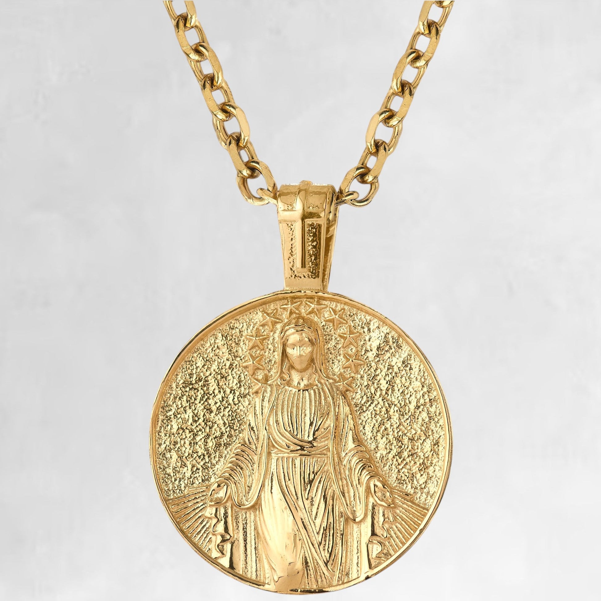 CELESTINE (ROUND - GOLD) - Forge & FoundryPendantForge & Foundry