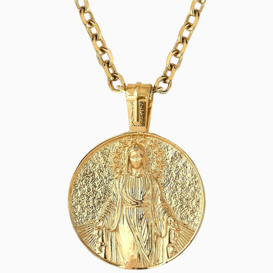 CELESTINE (ROUND - GOLD) - Forge & FoundryPendantForge & Foundry