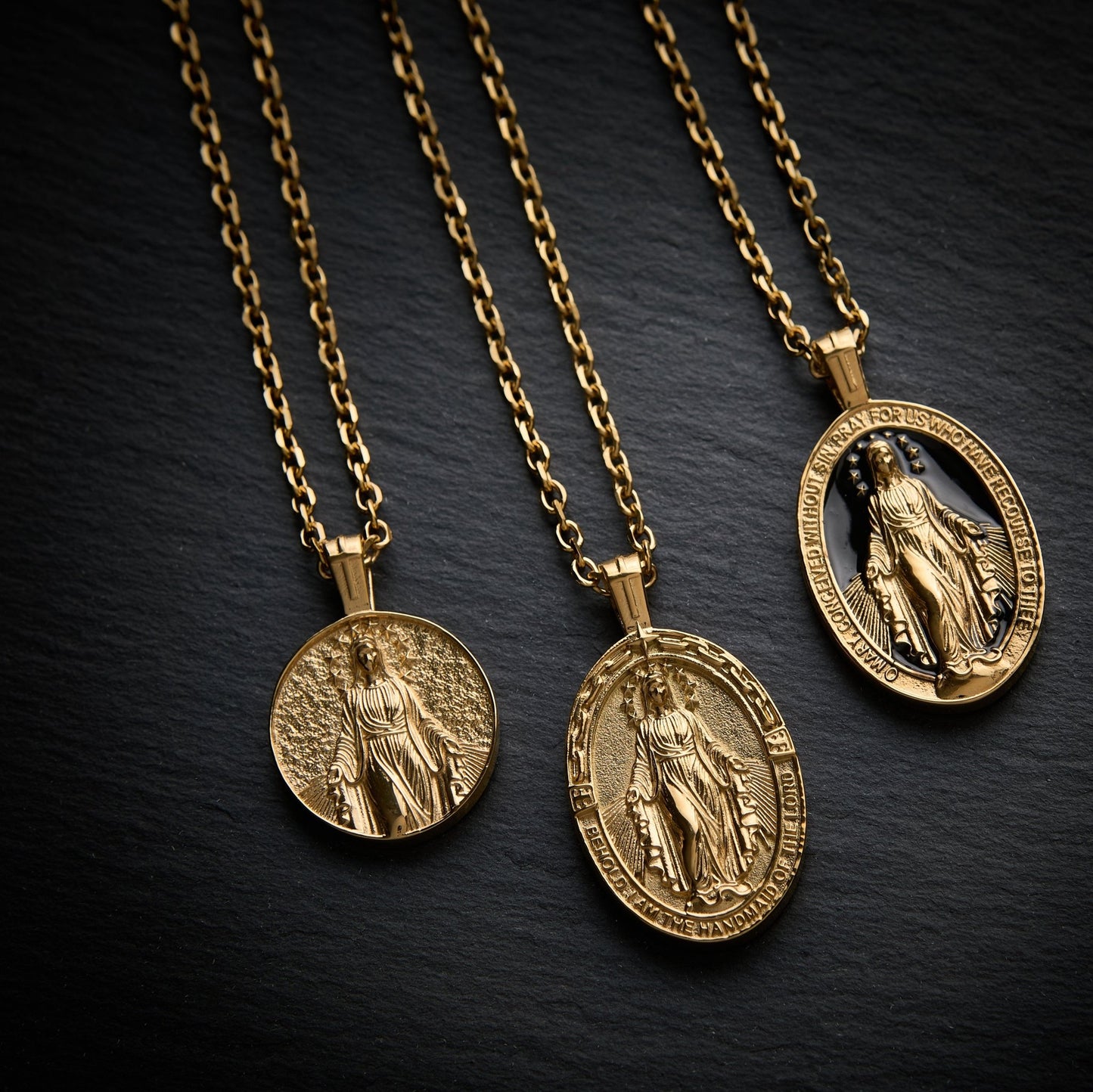 CELESTINE (ROUND - GOLD) - Forge & FoundryPendantForge & Foundry