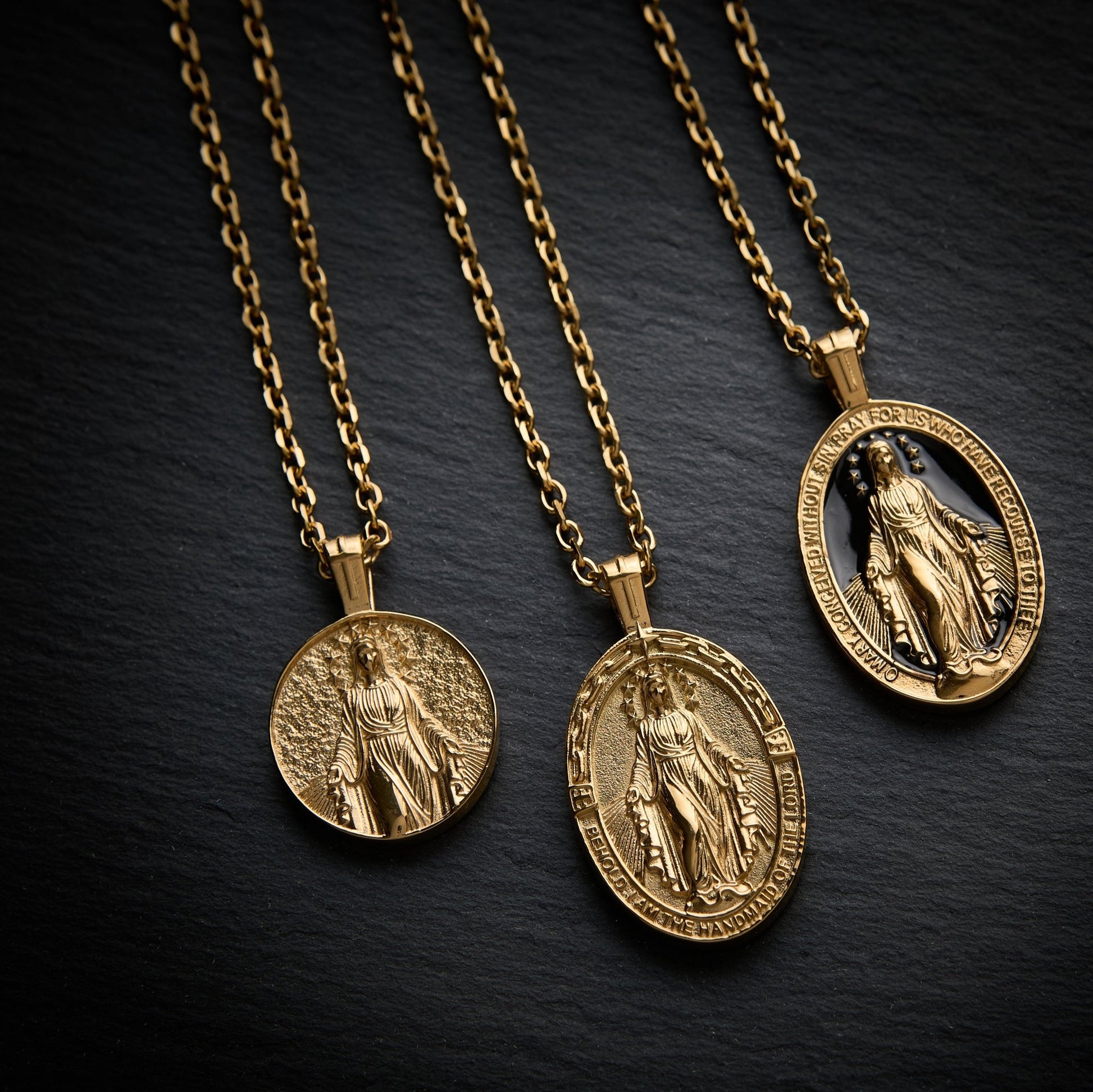 CELESTINE (ROUND - GOLD) - Forge & FoundryPendantForge & Foundry