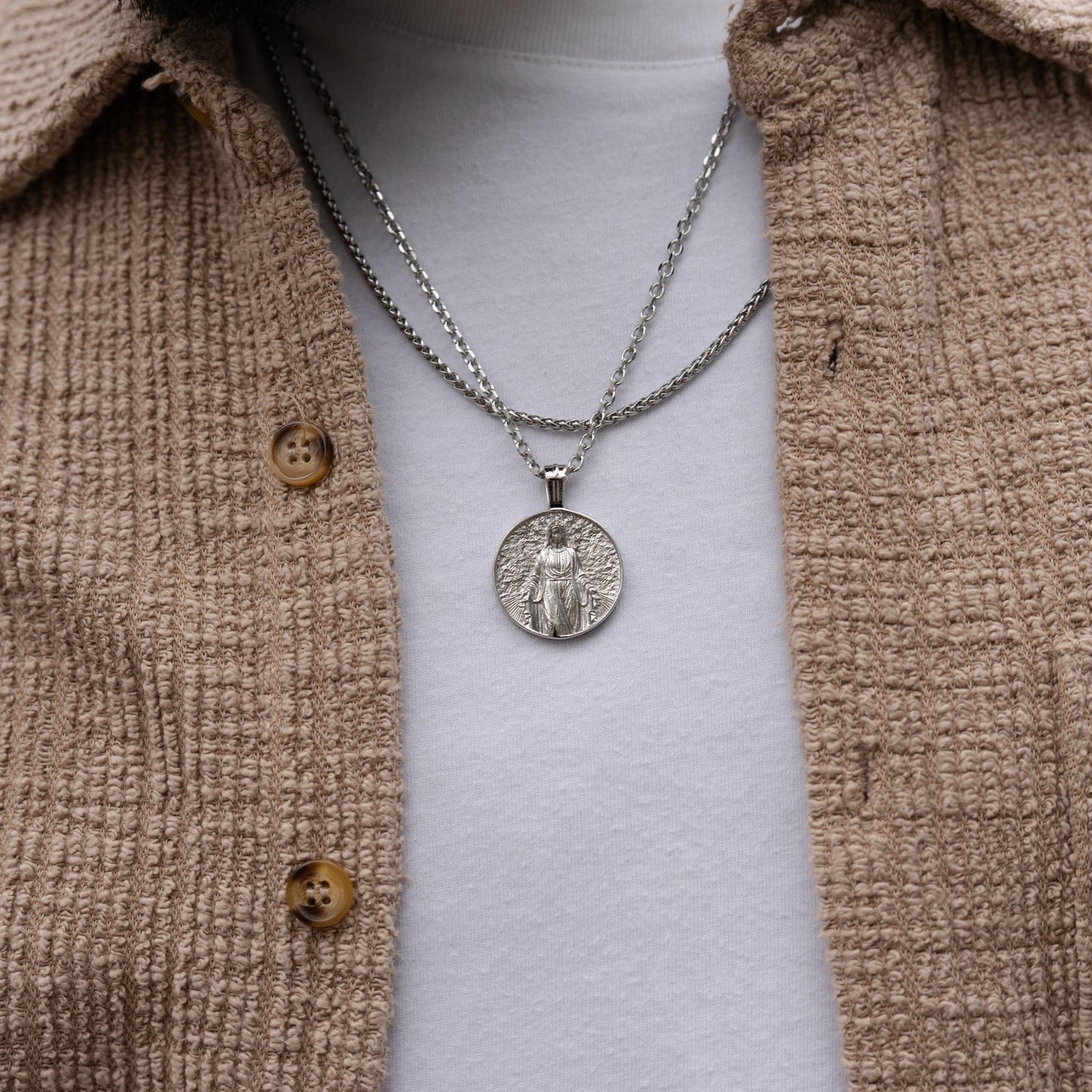 CELESTINE (ROUND - SILVER) - Forge & FoundryPendantForge & Foundry