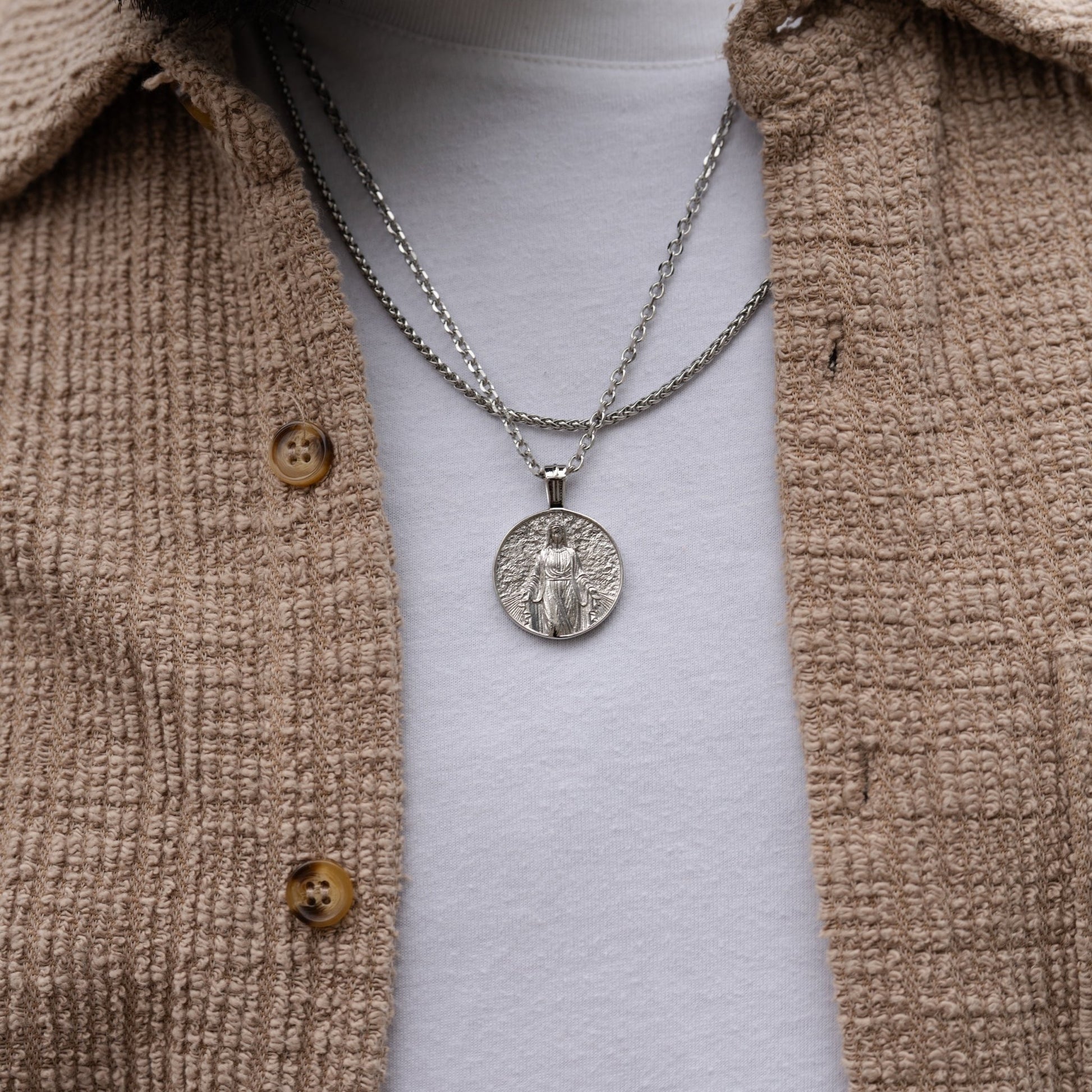 CELESTINE (ROUND - SILVER) - Forge & FoundryPendantForge & Foundry