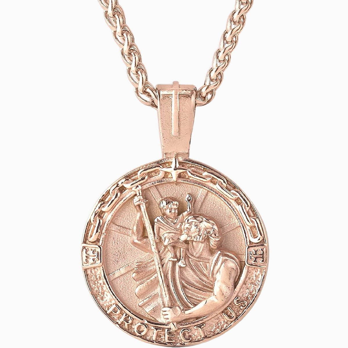 CHRIST-BEARER [ST CHRISTOPHER - ROSE GOLD] - Forge & FoundryPendantForge & Foundry
