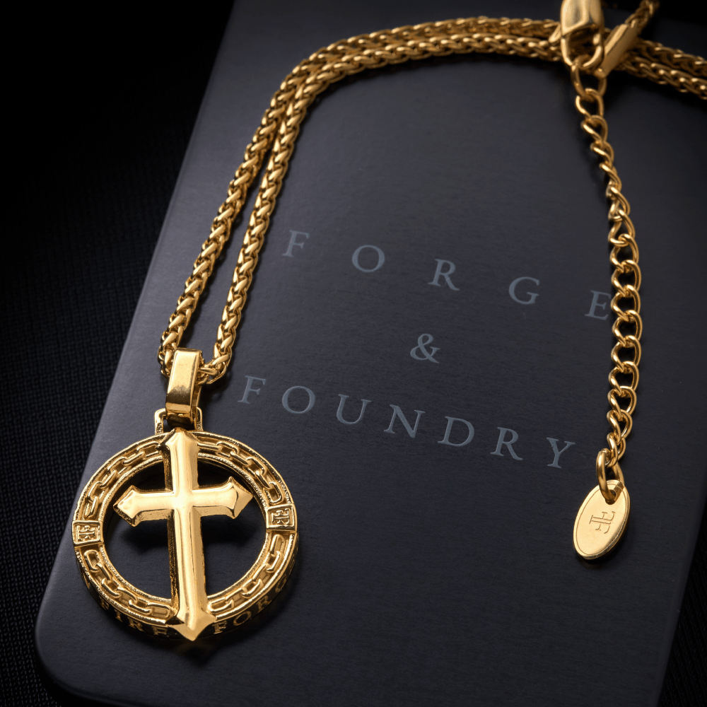CORINTHIAN [CROSS - GOLD] - Forge & FoundryPendantForge & Foundry