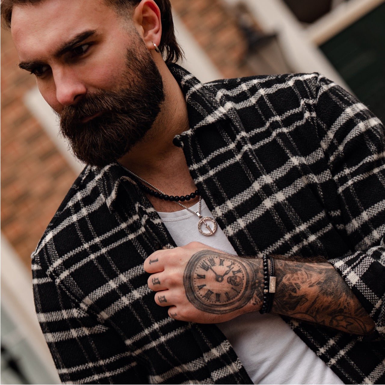 DAPLYN [ETCHED TWISTED ADJUSTABLE LEATHER] - Forge & FoundryLeatherForge & Foundry