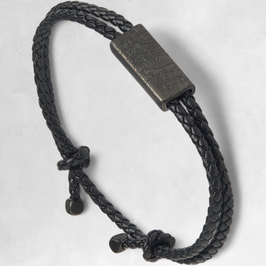 DAPLYN [ETCHED TWISTED ADJUSTABLE LEATHER] - Forge & FoundryLeatherForge & Foundry