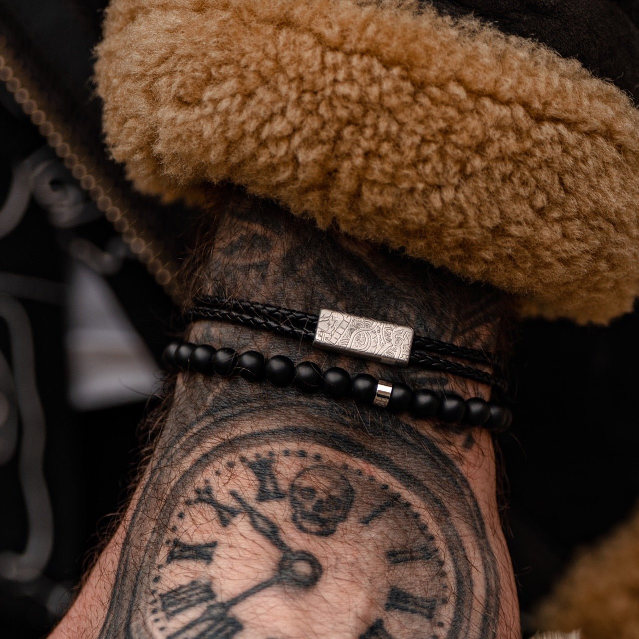 DAPLYN [ETCHED TWISTED ADJUSTABLE LEATHER] - Forge & FoundryLeatherForge & Foundry