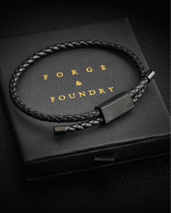 DRAPERS [TWISTED LEATHER - BLACK] - Forge & FoundryLeatherForge & Foundry