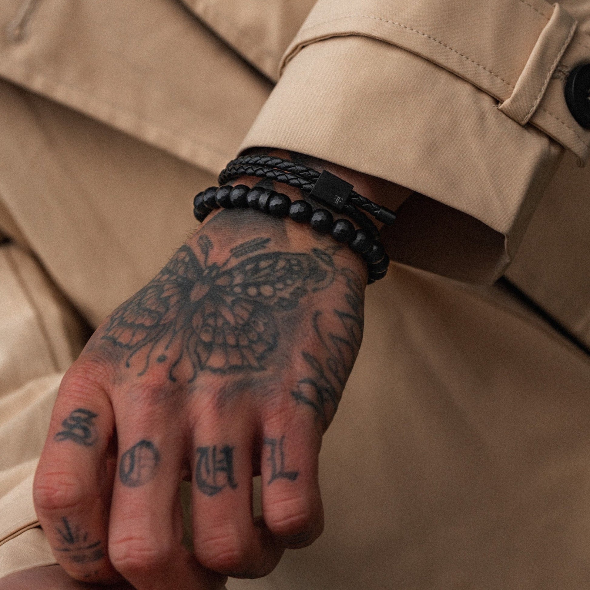 DRAPERS [TWISTED LEATHER - BLACK] - Forge & FoundryLeatherForge & Foundry