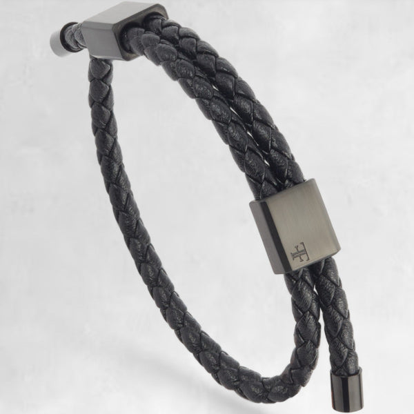 DRAPERS [TWISTED LEATHER - BLACK] – Forge & Foundry