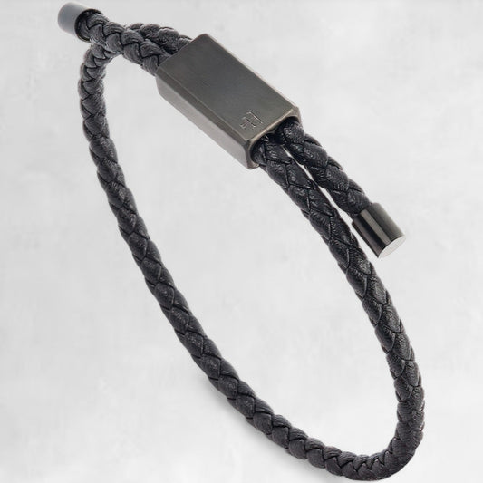 DRAPERS [TWISTED LEATHER - BLACK] - Forge & FoundryLeatherForge & Foundry