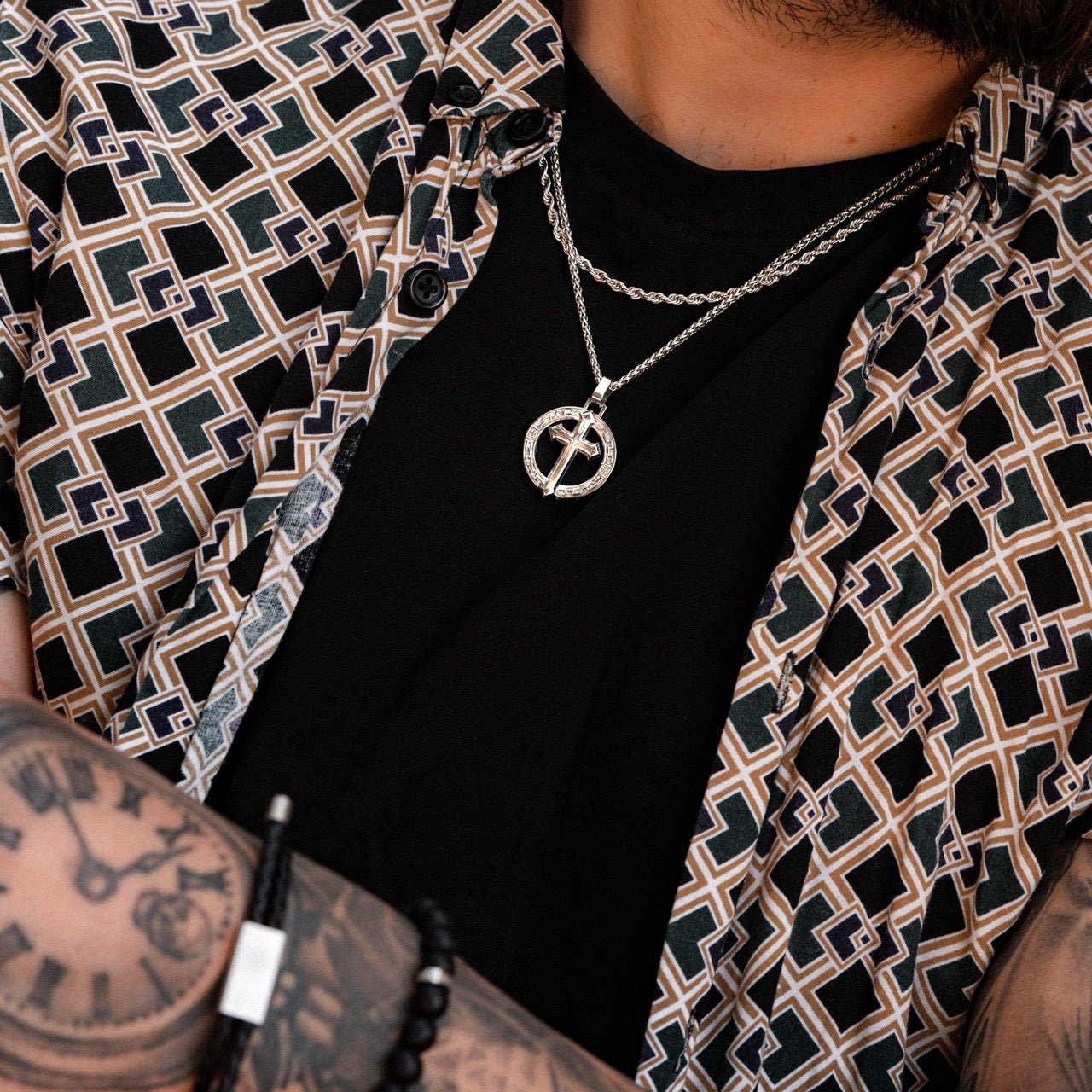 DRAPERS [TWISTED LEATHER - SILVER] - Forge & FoundryLeatherForge & Foundry