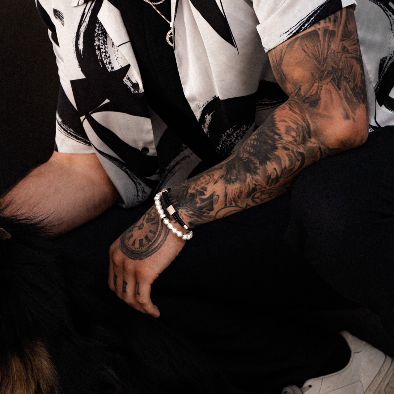 DRAPERS [TWISTED LEATHER - SILVER] - Forge & FoundryLeatherForge & Foundry