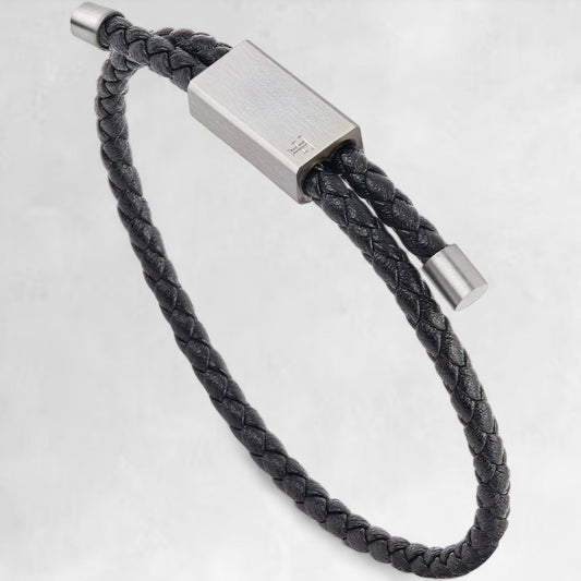 DRAPERS [TWISTED LEATHER - SILVER] - Forge & FoundryLeatherForge & Foundry