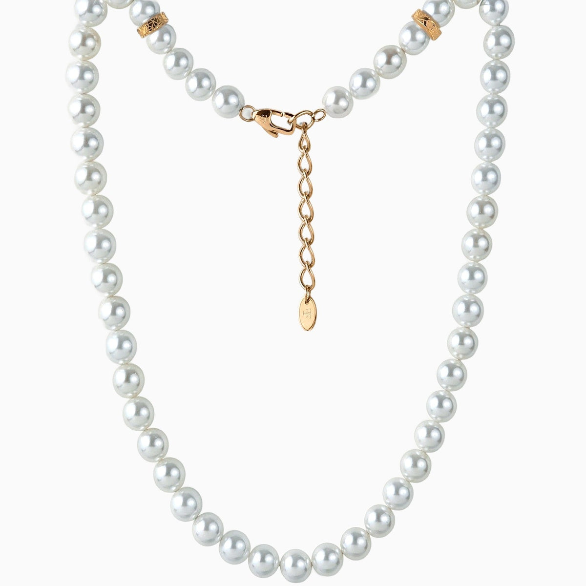 FORTIER [10MM PEARL NECKLACE - GOLD] - Forge & FoundryPearlForge & Foundry