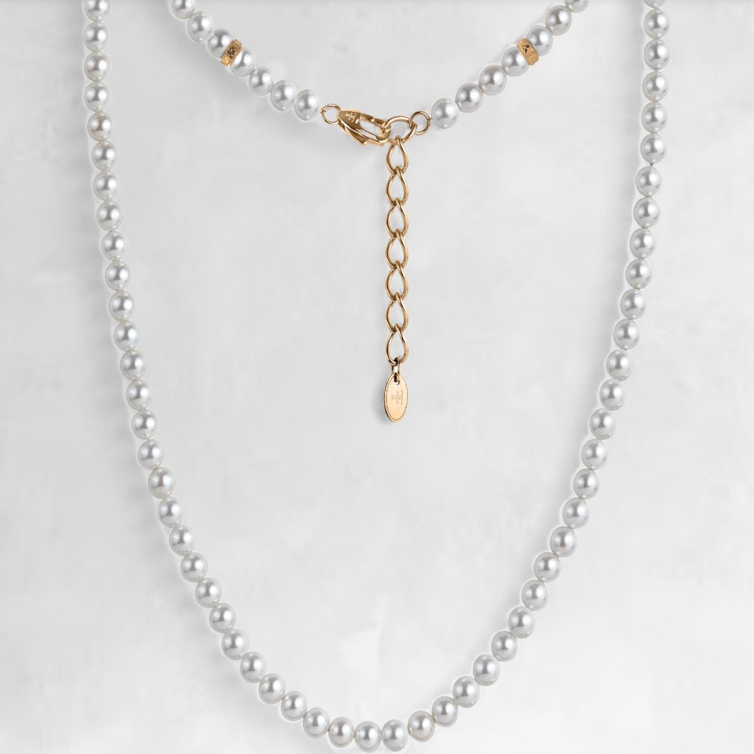 FORTIER [6MM PEARL NECKLACE - GOLD] - Forge & FoundryPearlForge & Foundry