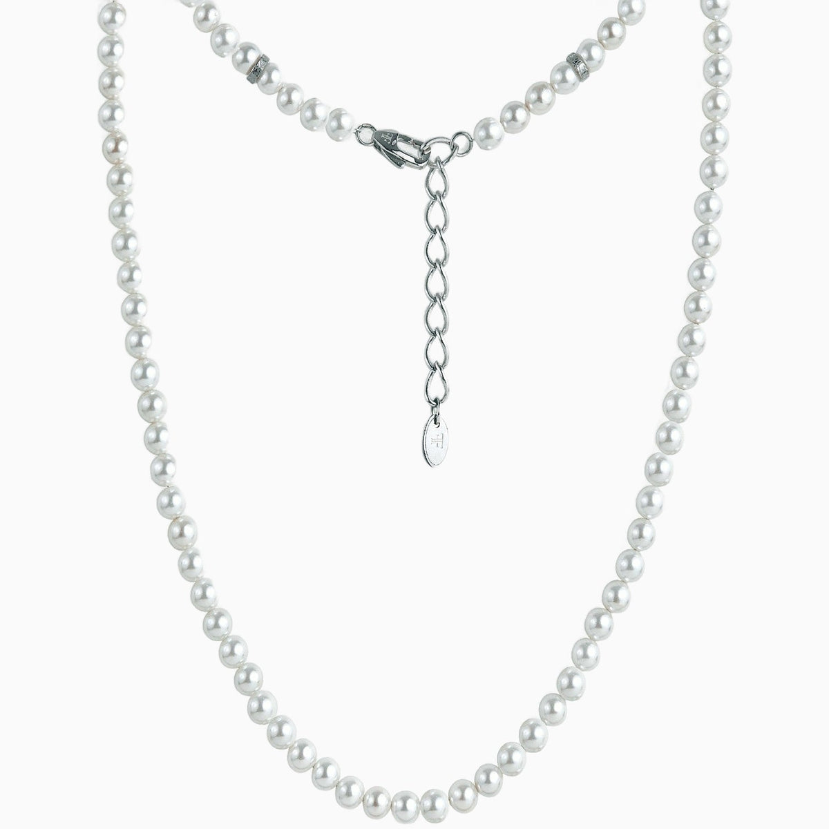 FORTIER [6MM PEARL NECKLACE - SILVER] - Forge & FoundryPearlForge & Foundry