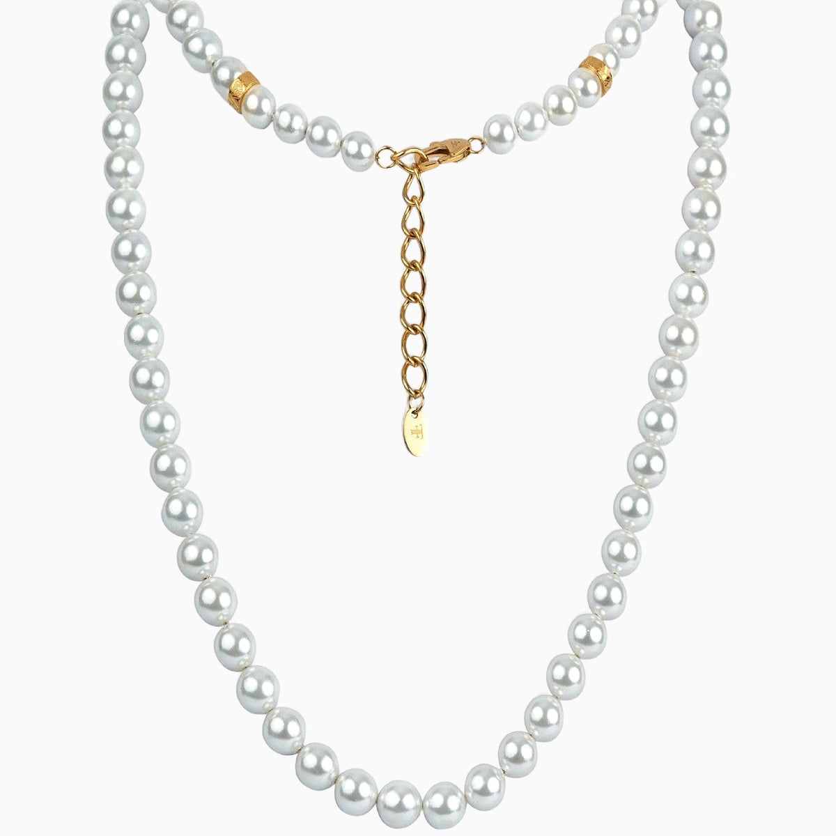 FORTIER [8MM PEARL NECKLACE - GOLD] - Forge & FoundryPearlForge & Foundry