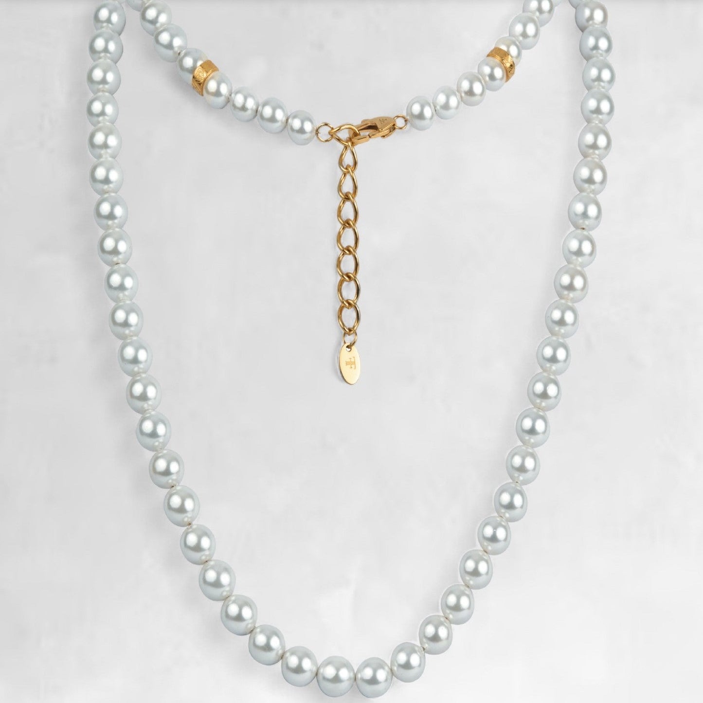 FORTIER [8MM PEARL NECKLACE - GOLD] - Forge & FoundryPearlForge & Foundry