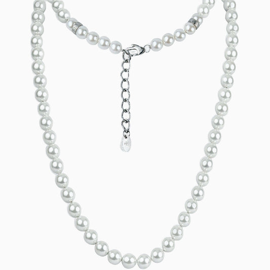 FORTIER [8MM PEARL NECKLACE - SILVER] - Forge & FoundryPearlForge & Foundry
