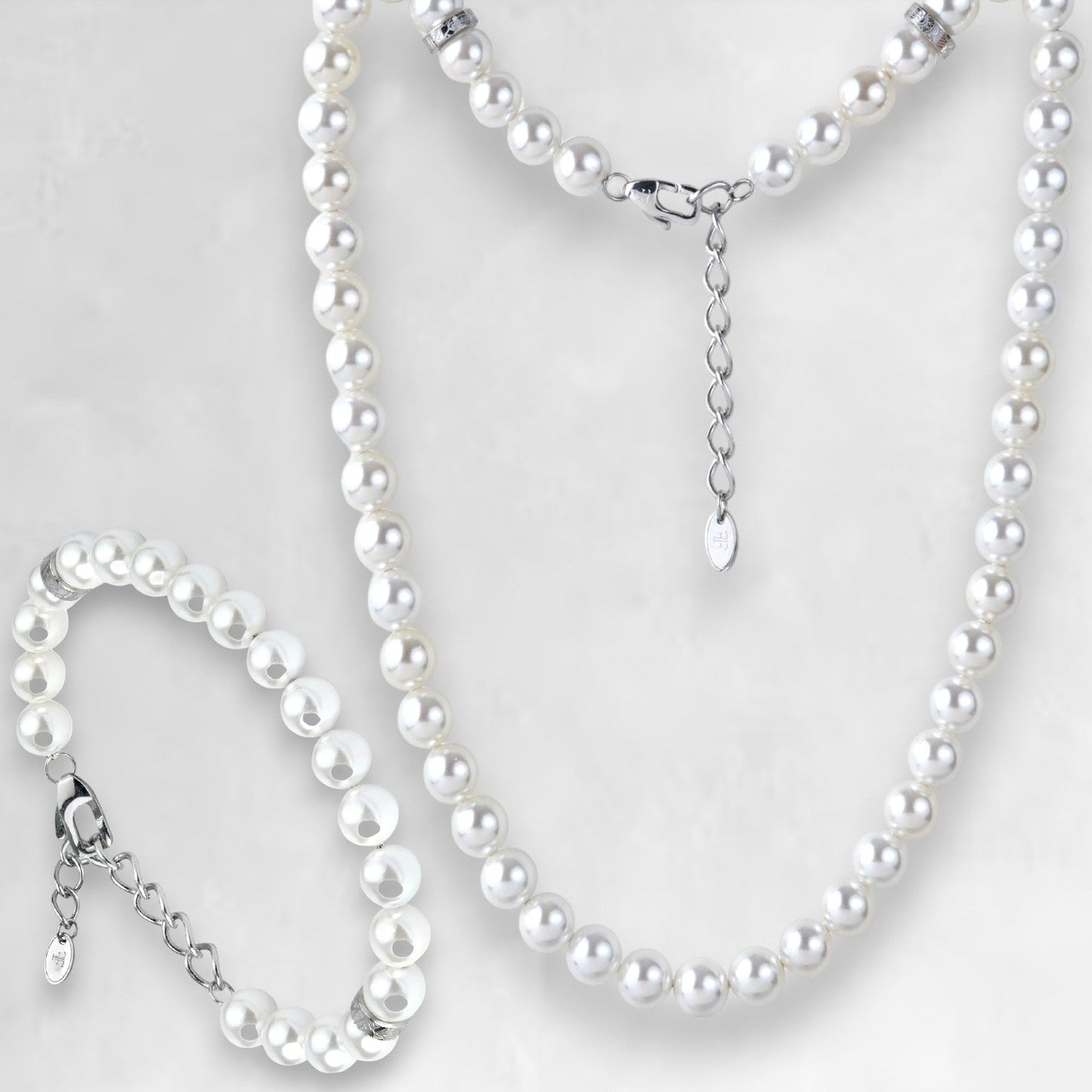 FORTIER AND ADJUSTABLE MARLOW (SILVER) - Forge & FoundryNecklace/Bracelet SetForge & Foundry