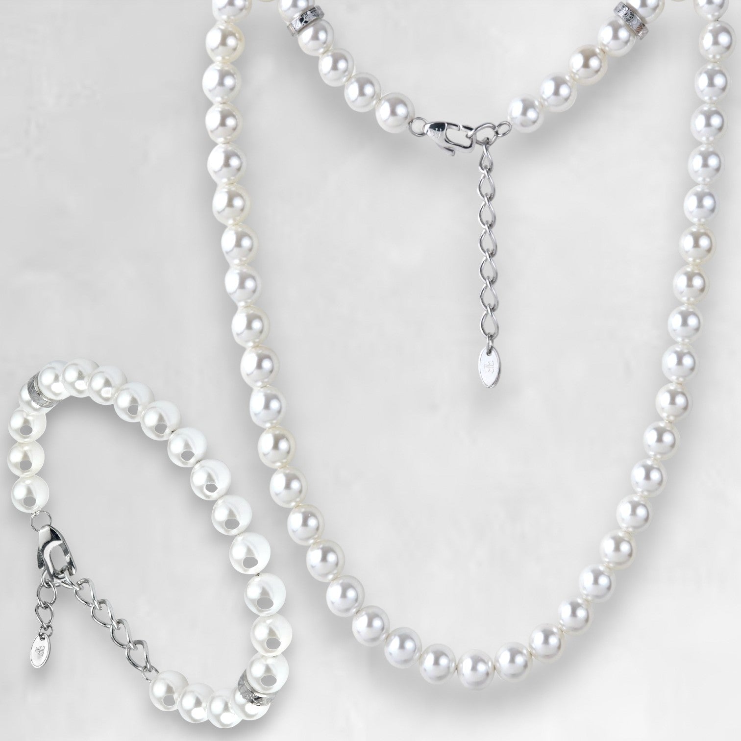 FORTIER AND ADJUSTABLE MARLOW (SILVER) - Forge & FoundryNecklace/Bracelet SetForge & Foundry