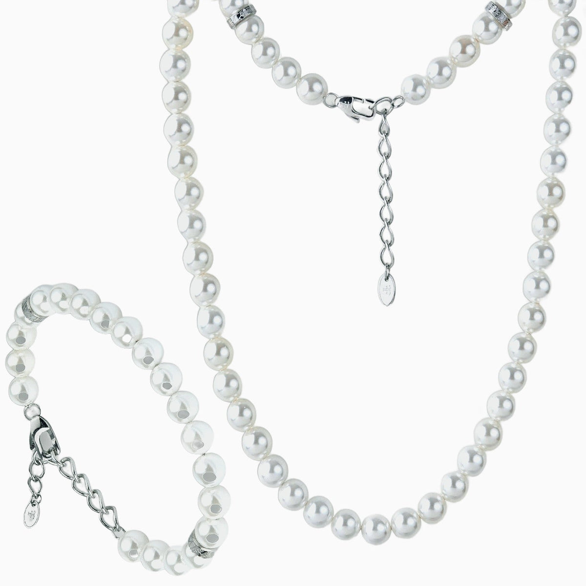 FORTIER AND ADJUSTABLE MARLOW (SILVER) - Forge & FoundryNecklace/Bracelet SetForge & Foundry