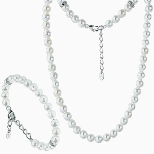 FORTIER AND ADJUSTABLE MARLOW (SILVER) - Forge & FoundryNecklace/Bracelet SetForge & Foundry