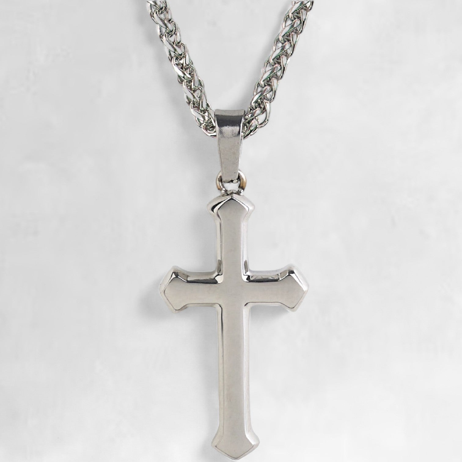 Men's Stainless Steel Cross Pendant Men's Stainless Steel Cross Pendant