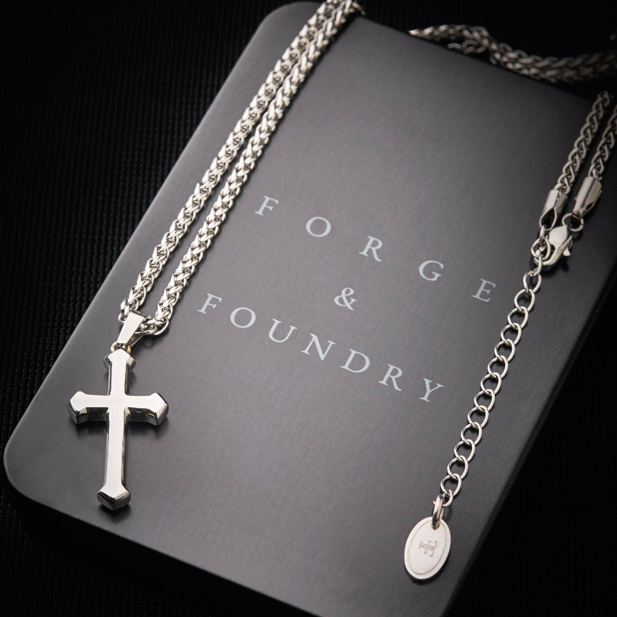 Men's Stainless Steel Cross Pendant 
