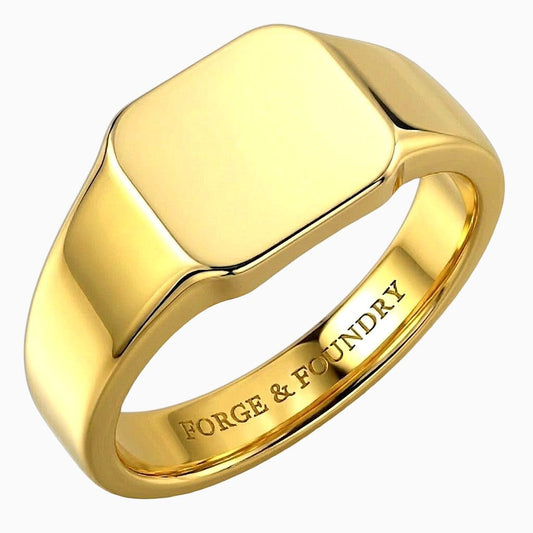 GOLD SIGNET RING - Forge & FoundryringForge & Foundry