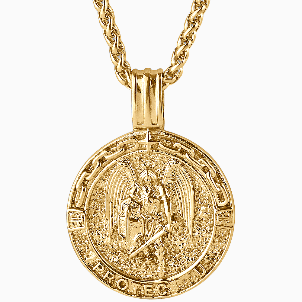 GUARDIAN [ST MICHAEL - GOLD] - Forge & FoundryPendantForge & Foundry
